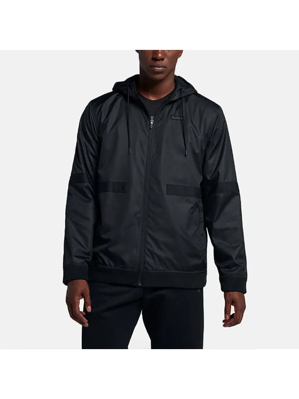 Куртка Nike Lebron Fleece Stay Warm Breathable hooded track Jacket 'Black' — изображение 4 из 4, черный