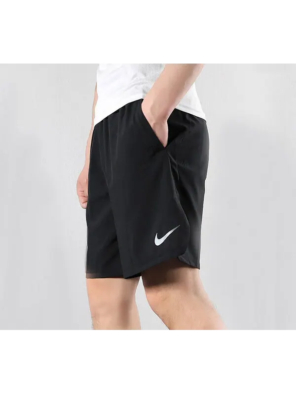 Шорты flex athleisure casual sports плетеные шорты Nike — изображение 4 из 4, черный