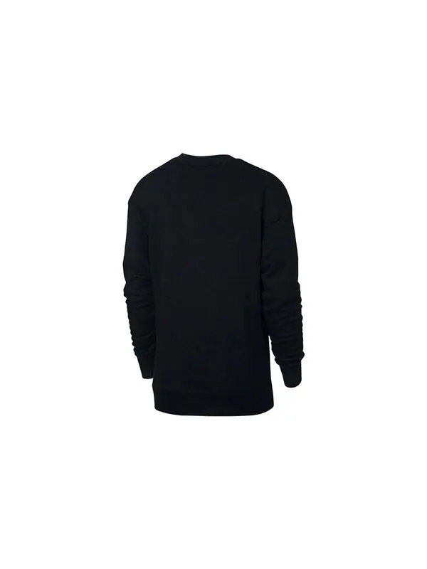 Толстовка Nike Casual Crew Neck Sweater Men's Black — изображение 2 из 4, черный