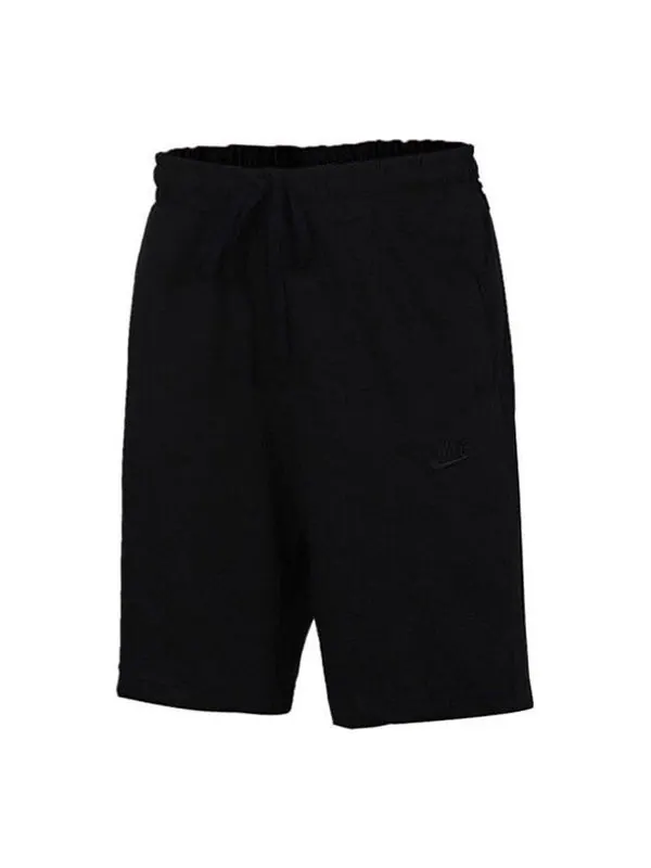 Шорты solid color minimalistic sports shorts black Nike