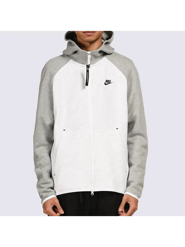 Куртка Nike Athleisure Casual Sports Hooded Jacket Gray — изображение 3 из 4, серый