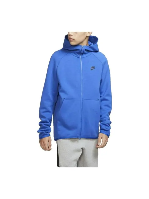 Куртка Nike Sportswear Tech Fleece Hooded Zip Jacket 'Blue'