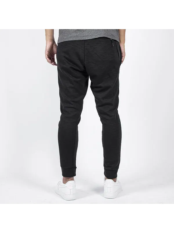 Брюки men's logo label knit sports pants/trousers/joggers black Nike — изображение 3 из 4, мульти