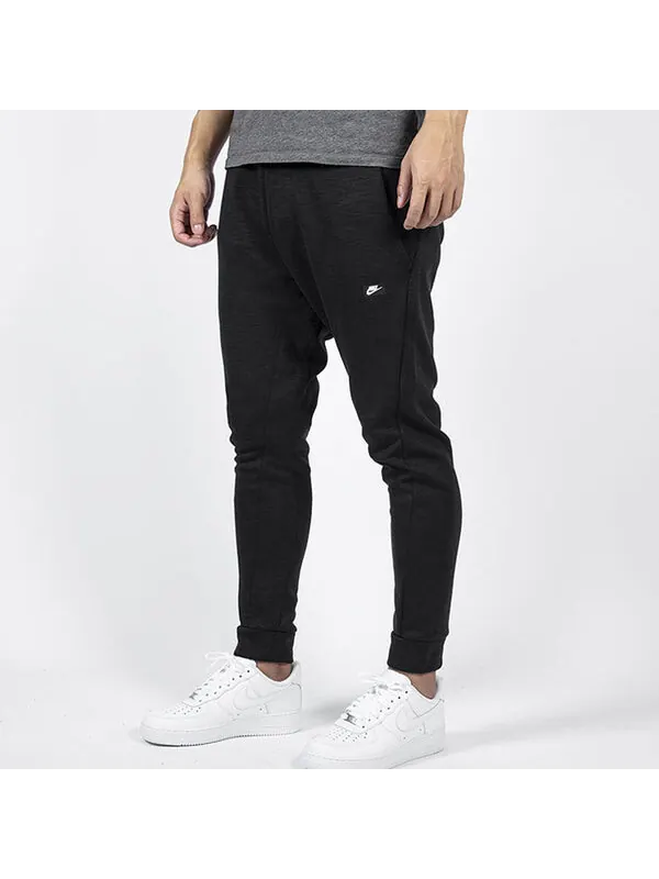 Брюки men's logo label knit sports pants/trousers/joggers black Nike — изображение 4 из 4, мульти