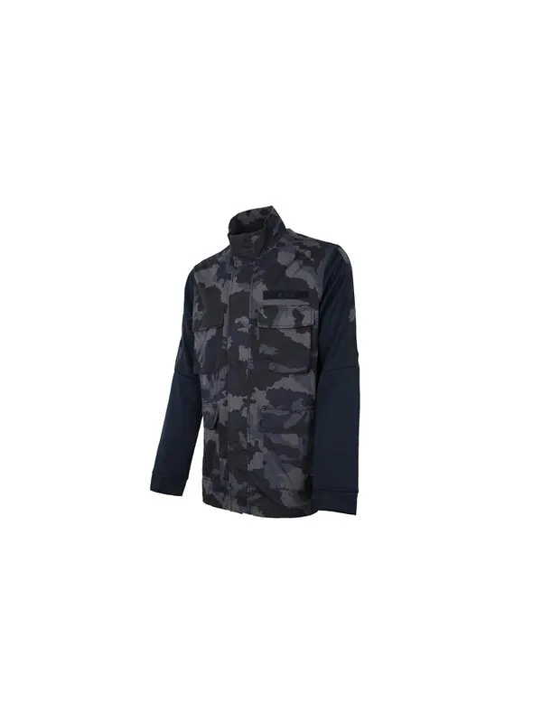 Куртка Men's Nike Casual Jacket Camouflage Black — изображение 2 из 4, черный