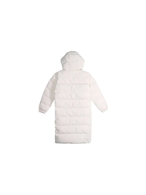 Куртка long cut hoodie coat 'white' Puma — изображение 2 из 2, белый