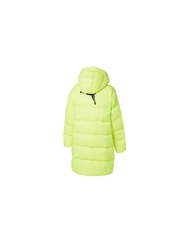 Куртка long cut hoodie coat 'yellow' Puma — изображение 2 из 2, желтый