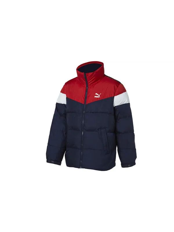 Куртка colour block jacket 'navy' Puma — изображение 2 из 3, темно-синий