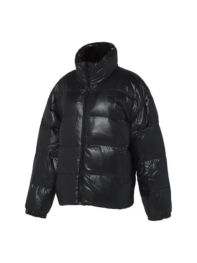 Куртка PUMA Glossy Short Down Jacket 'Black'