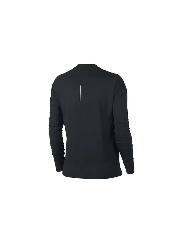Свитер element casual sports round neck long sleeves running hoodie black Nike — изображение 2 из 4, черный