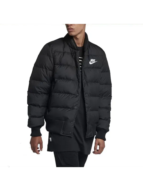 Пуховик Men's Nike Stay Warm Sports Down Jacket Black — изображение 3 из 4, черный