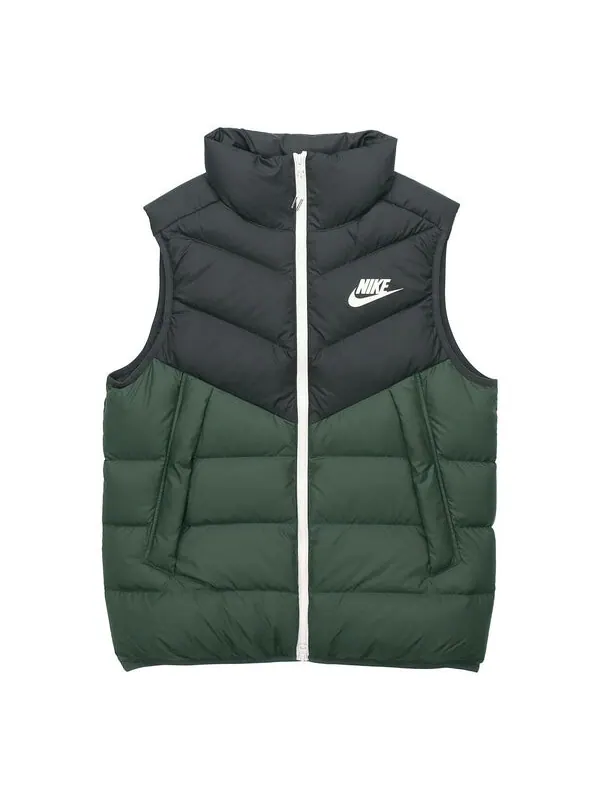 Жилеты спортивная одежда Windrunner пуховый наполнитель пуховый жилет Nike — изображение 1 из 2, зеленый