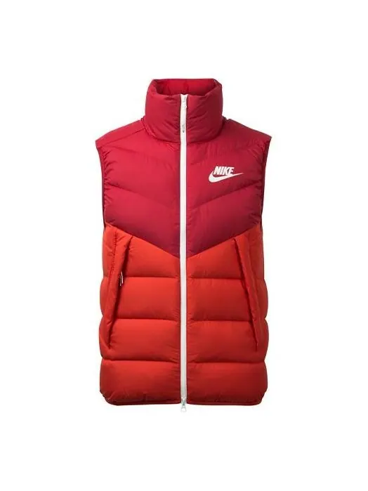 Жилет men's casual sports down vest red Nike — изображение 1 из 4, красный