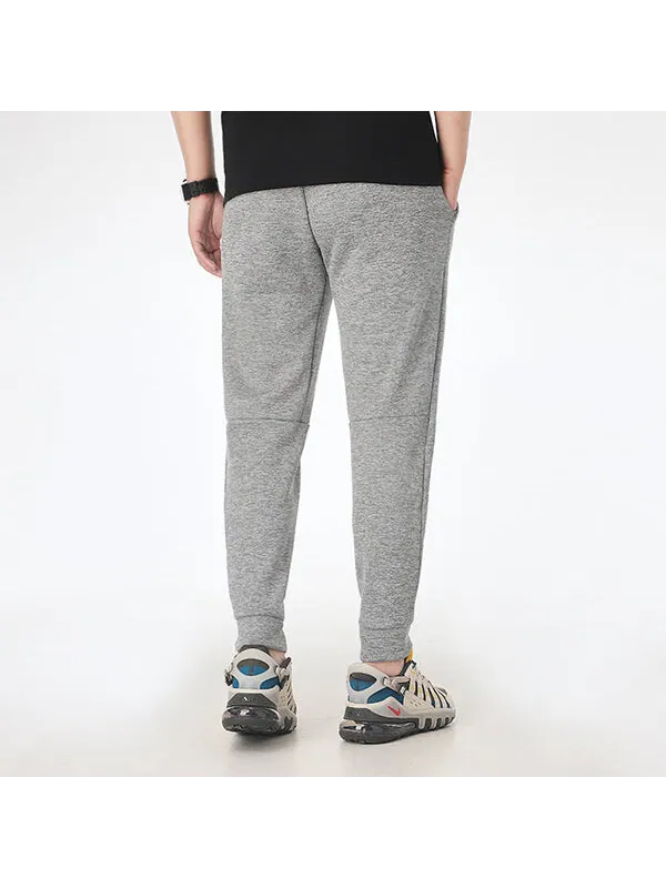 Брюки windproof solid color casual sports logo fleece lined long pants gray Nike — изображение 3 из 3, серый
