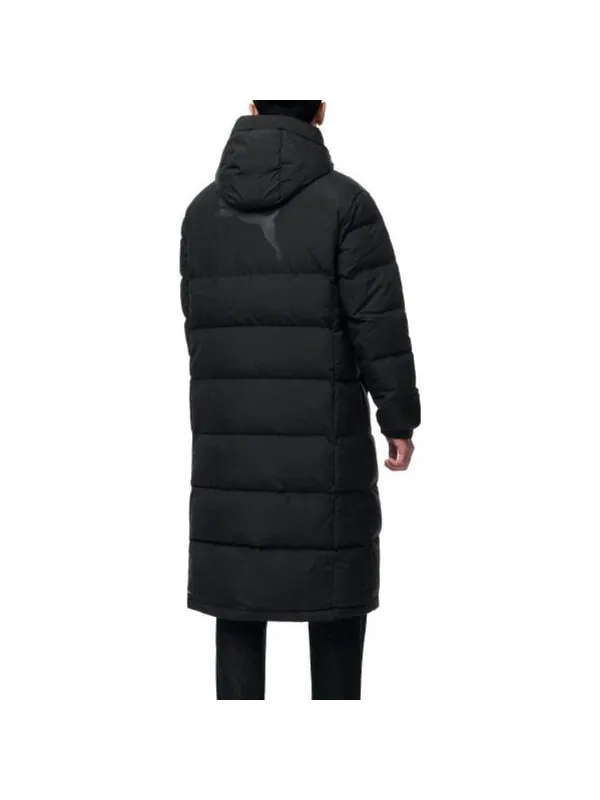 Куртка long down jacket 'black grey' Puma — изображение 4 из 4, черный/серый