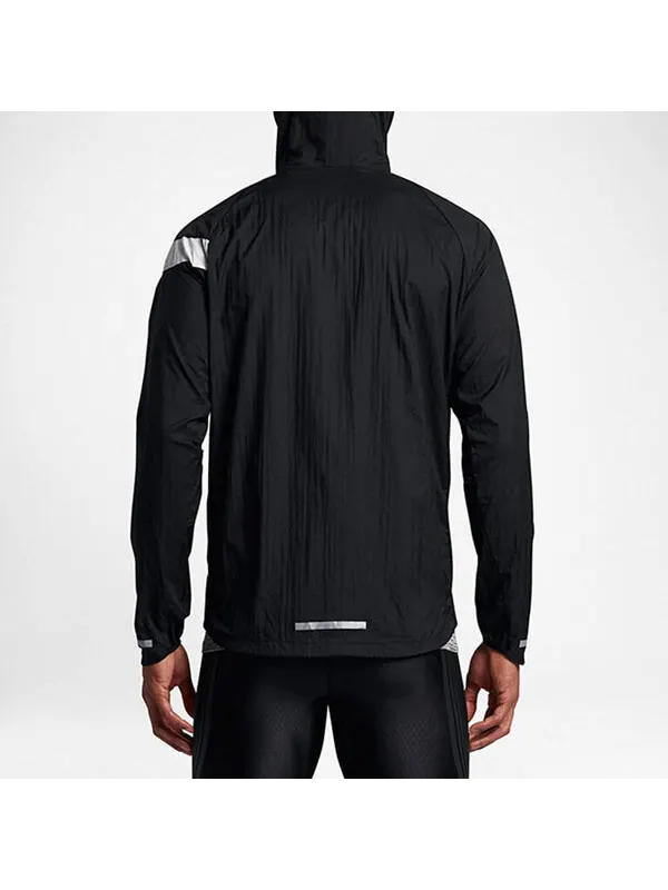 Куртка Nike Sports Training Quick Dry hooded Jacket Black — изображение 4 из 4, черный