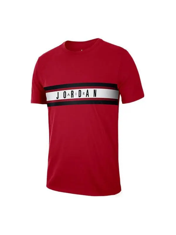 Футболка Air Jordan logo Tee 'Red' — изображение 1 из 2, красный