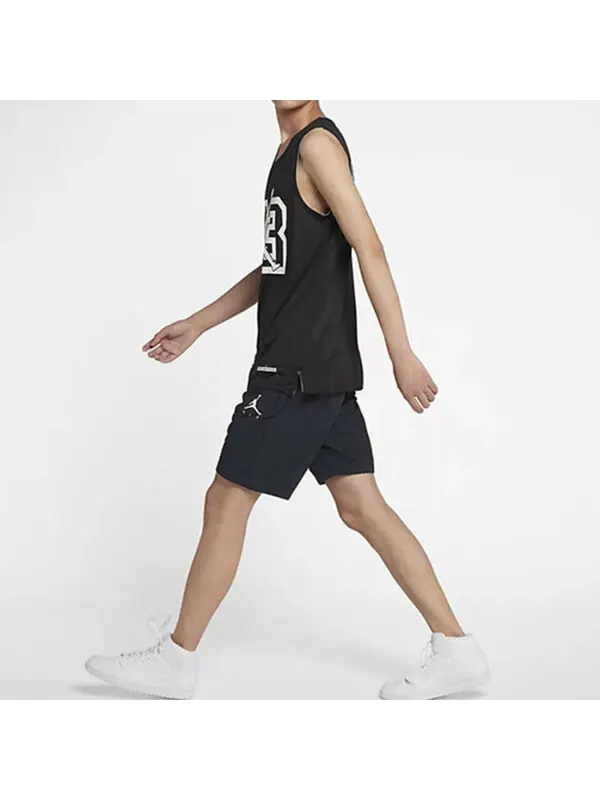 Шорты Air Jordan Running Training Gym Sports Shorts Black — изображение 3 из 4, черный