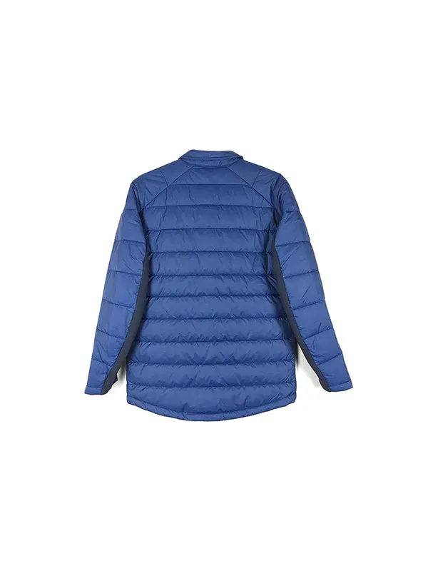 Куртка men's sports warm woven cotton jacket blue Nike — изображение 2 из 2, синий
