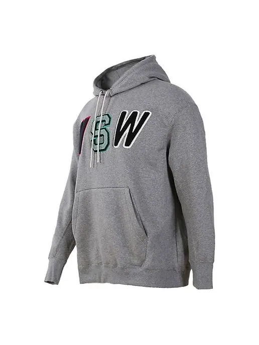 Толстовка Nike Nsw oversize Fleece Lined Athleisure Casual Sports Pullover Gray — изображение 1 из 4, серый