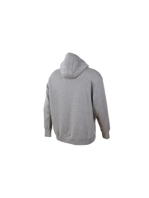 Толстовка Nike Nsw oversize Fleece Lined Athleisure Casual Sports Pullover Gray — изображение 2 из 4, серый