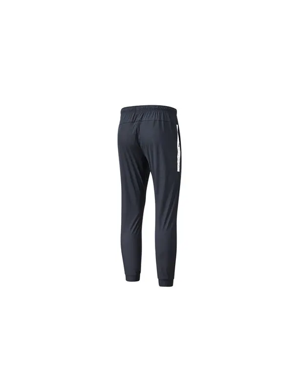 Брюки men's mini logo navy blue sports pants/trousers/joggers Fila — изображение 2 из 4, темно-синий