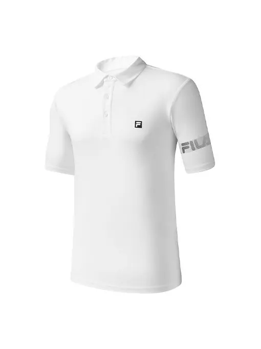 Футболка athletics professional sports polo shirt white Fila — изображение 1 из 2, белый