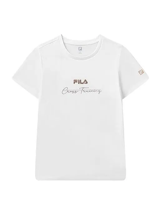 Футболка athletics logo printing white Fila — изображение 1 из 2, белый