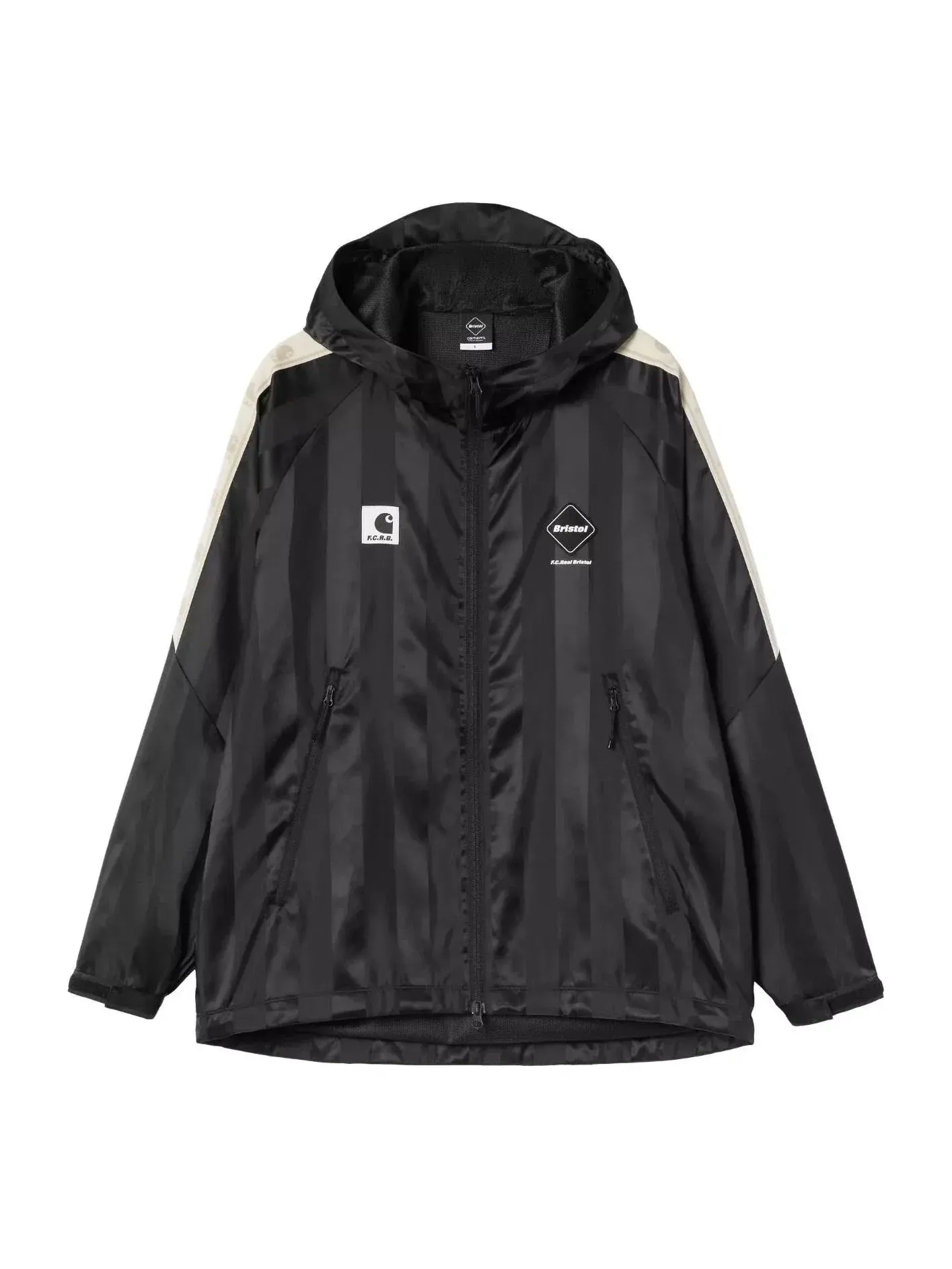 Куртка Carhartt WIP x FCReal Bristol Warm Up Jacket — изображение 1 из 3, черный