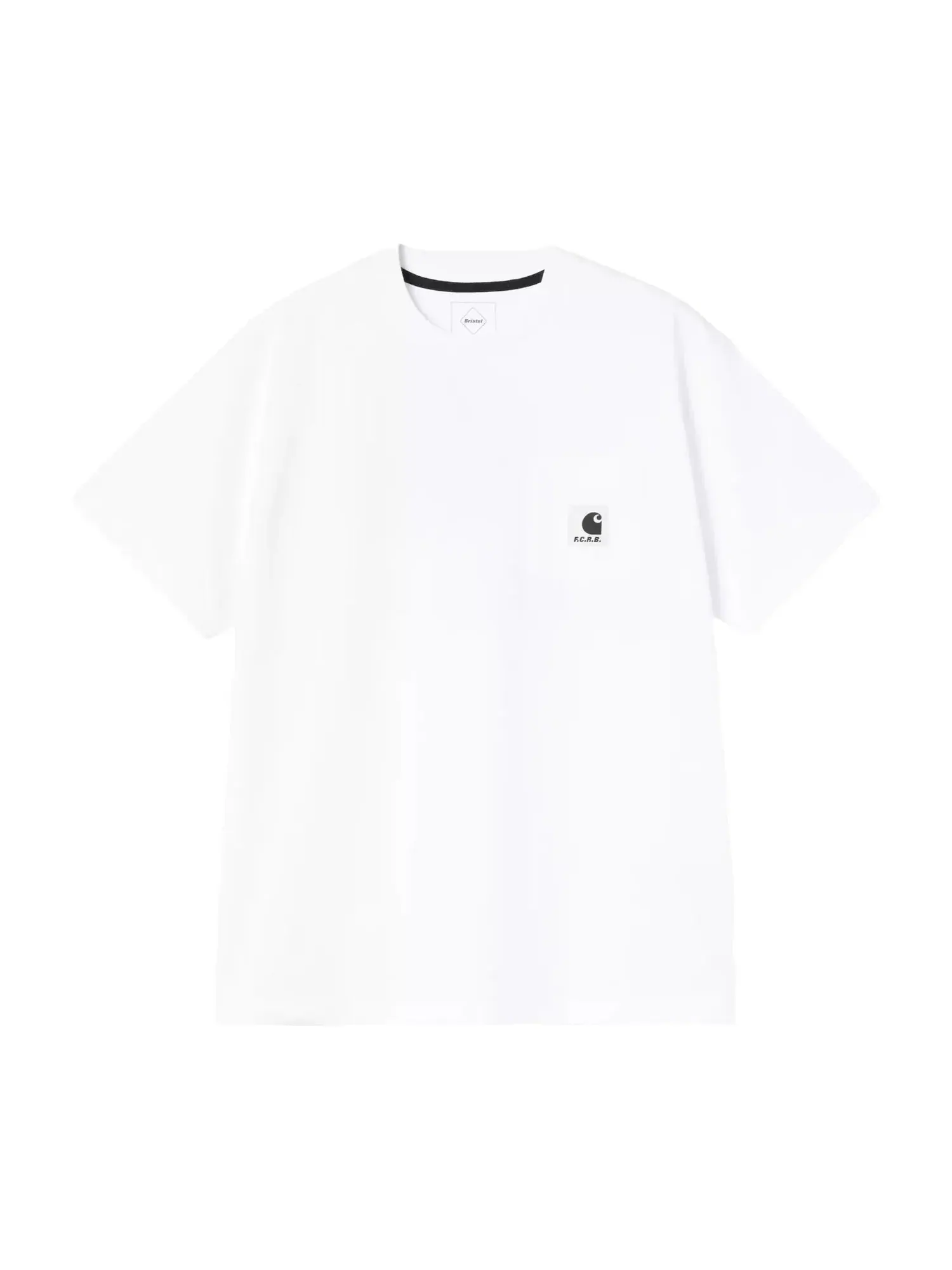 Футболка Carhartt WIP x FCReal Bristol Pocket S/S 'White' A261050-02-XX — изображение 2 из 2, белый
