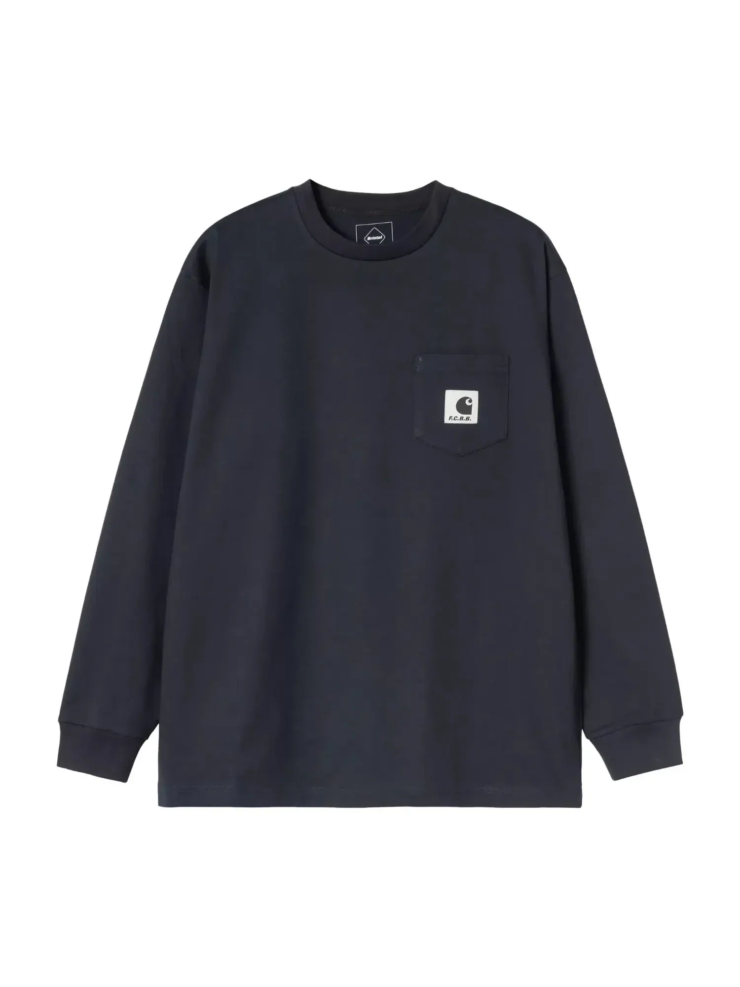 Футболка с длинными рукавами Carhartt WIP x FCReal Bristol Pocket — изображение 2 из 2, синий