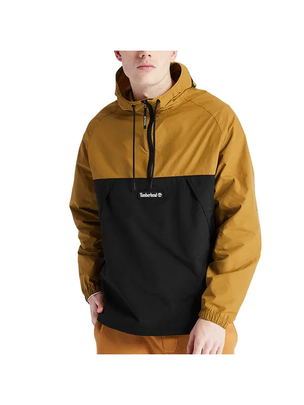 Куртка pullover windbreaker jacket 'brown black' Timberland — изображение 3 из 4, коричневый/черный