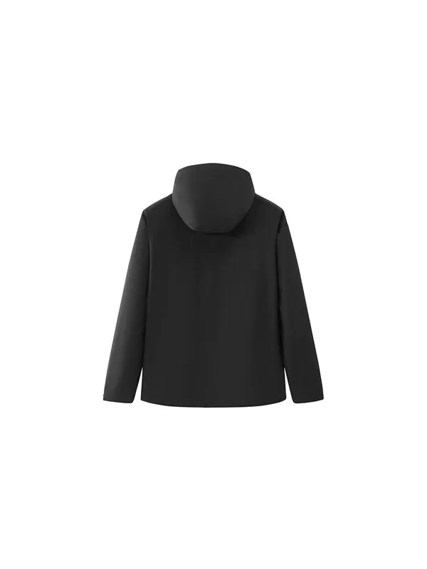Куртка classic logo jacket 'black' Mizuno — изображение 3 из 4, черный