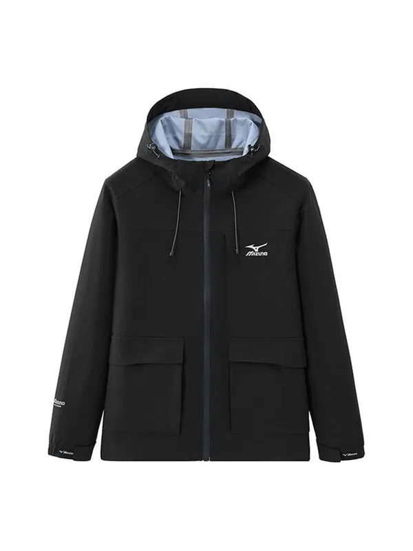 Куртка outdoor jacket 'black' Mizuno — изображение 1 из 4, черный