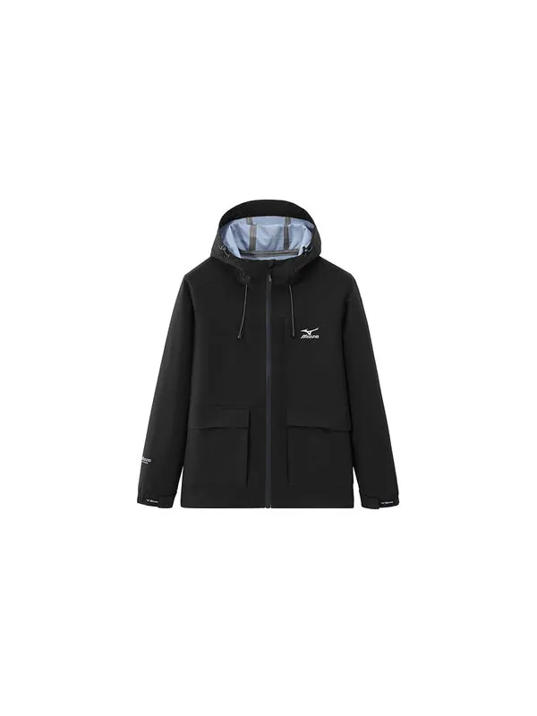 Куртка outdoor jacket 'black' Mizuno — изображение 2 из 4, черный