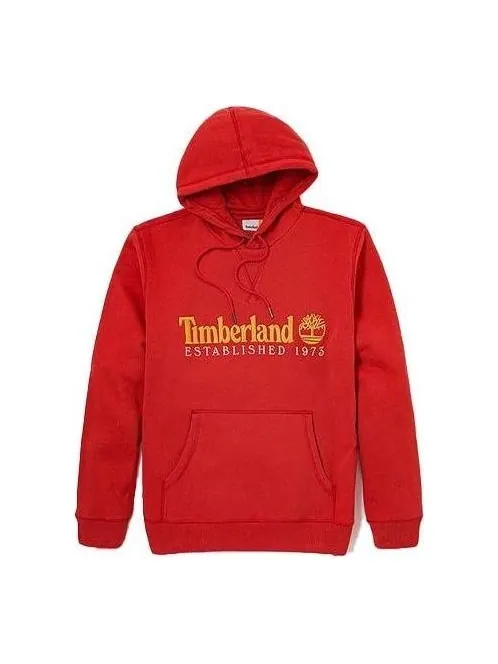 Худи Timberland 50th Anniversary Drawstring Hoodie 'Red' — изображение 1 из 3, красный