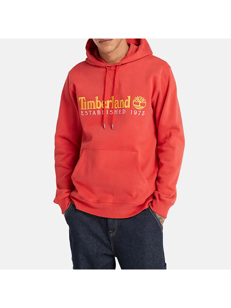 Худи Timberland 50th Anniversary Drawstring Hoodie 'Red' — изображение 3 из 3, красный