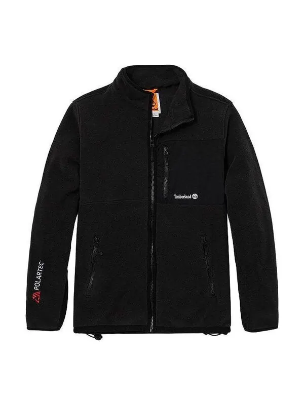 Куртка polartec fleece jacket 'black' Timberland — изображение 1 из 3, черный/белый/красный
