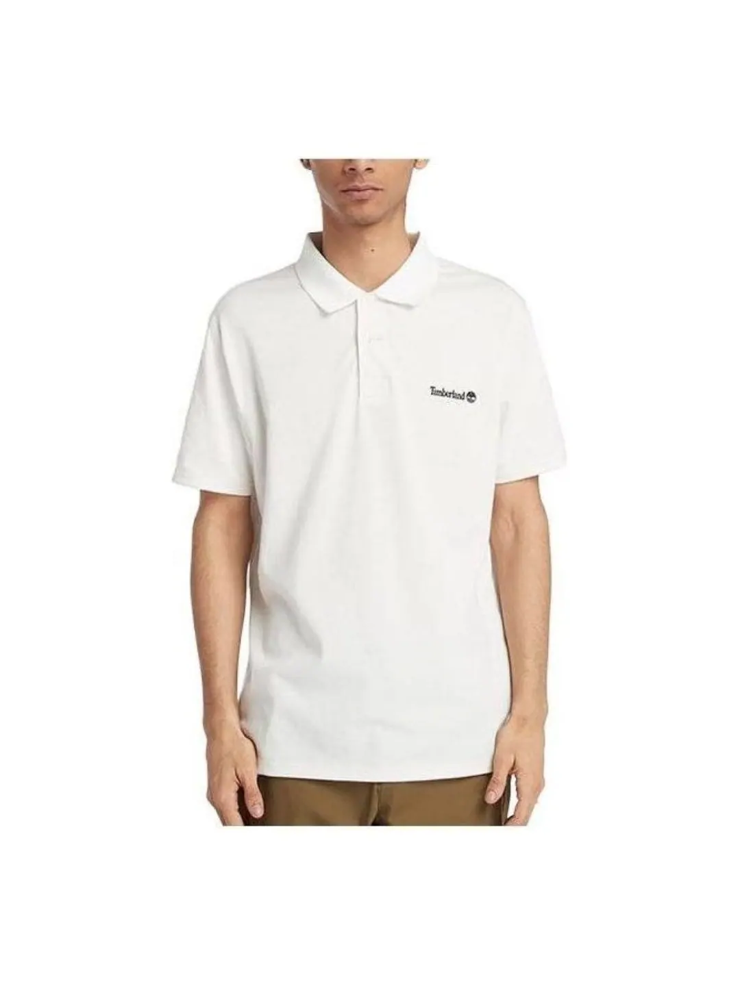 Поло Timberland Retro White Moisture-Wicking Polo Shirt 'White' — изображение 1 из 2, белый