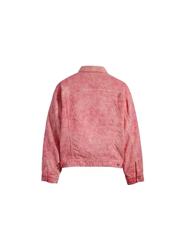 Куртка x levi's dyed jacquard jacket 'pink' Stussy — изображение 2 из 3, розовый