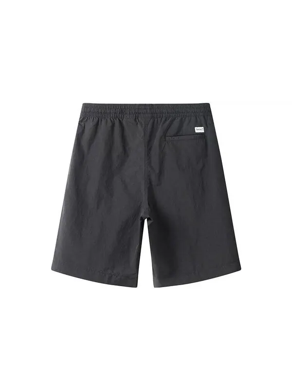 Шорты back pocket logo shorts 'black' Timberland — изображение 2 из 2, черный/белый