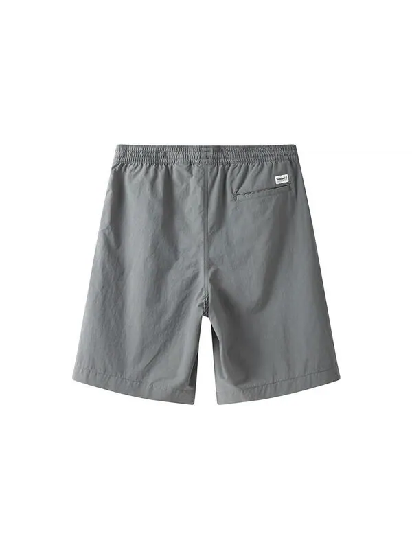 Шорты back pocket logo shorts 'grey' Timberland — изображение 2 из 2, серый/белый