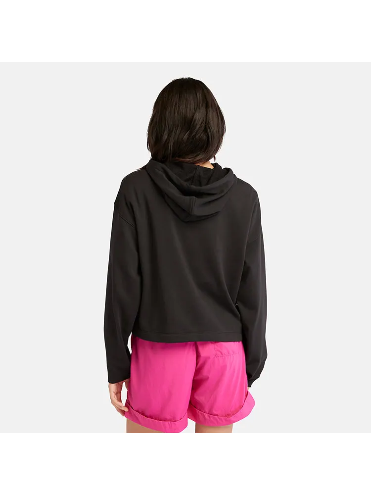 Худи (WMNS) Timberland Brand hoodie 'Black' — изображение 3 из 3, черный