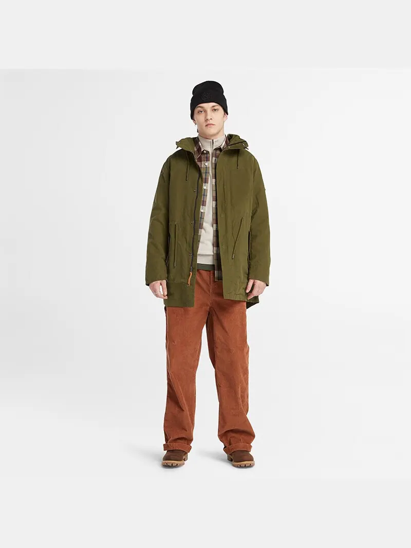 Парка Timberland Snowdon Peak Fishtail — изображение 3 из 3, темный оливковый зеленый