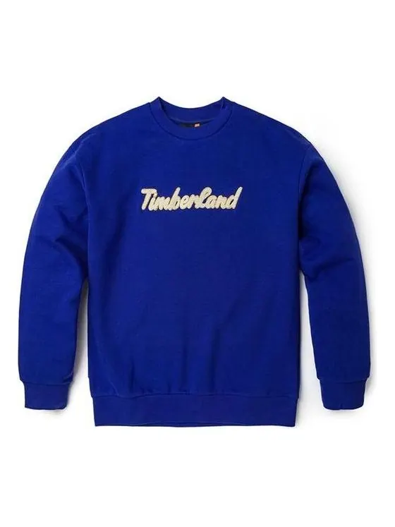 Свитер (WMNS) Timberland Crewneck Sweatshirt 'Blue' — изображение 1 из 3, синий