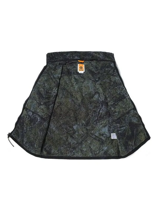 Куртка camo print fleece jacket 'green black' Timberland — изображение 3 из 3, зеленый/черный