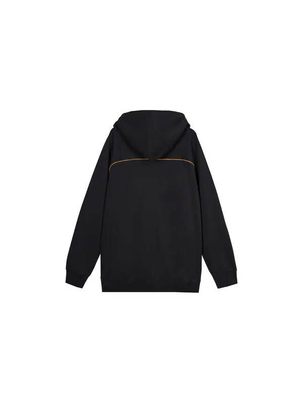 Толстовка logo hoodie 'black' Timberland — изображение 2 из 2, черный/желтый