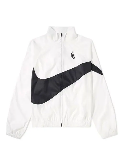 Куртка лабораторная куртка наследия белая большая галочка Nike — изображение 1 из 4, черный/белый