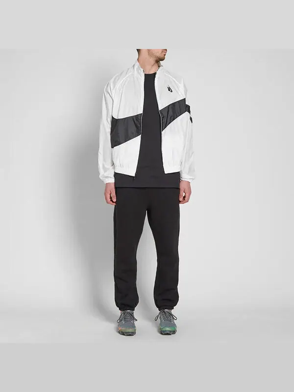 Куртка лабораторная куртка наследия белая большая галочка Nike — изображение 2 из 4, черный/белый