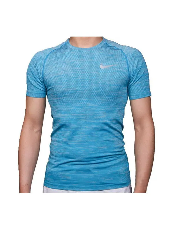 Футболка Nike DF Knit Tee 'Blue' — изображение 1 из 4, синий